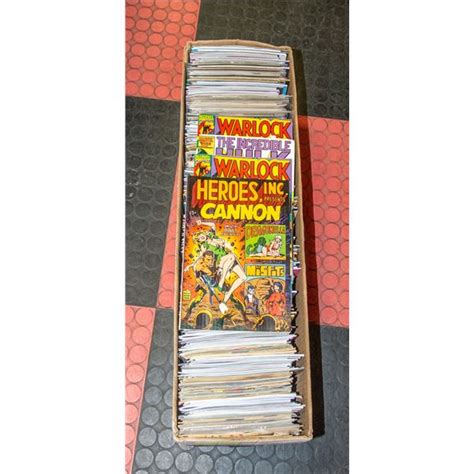 COMICS LONG BOX OVER 250 ISSUES - MARVEL DC MISC