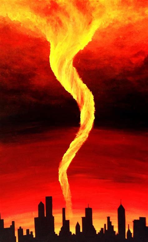 🔥 Free Download Fire Tornado Peaceful Apocalypse By Voodoodollyartwork ...