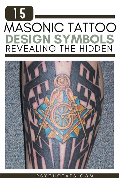 15 Masonic Tattoo Design Symbols Meanings – Revealing the Hidden ...