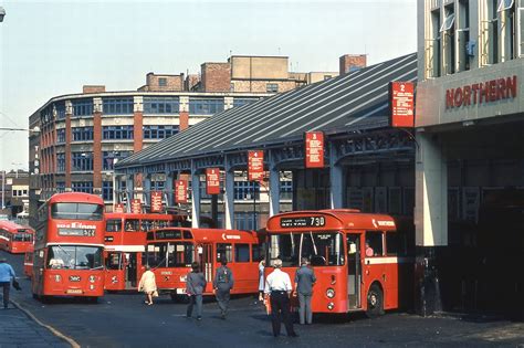 Worswick Street bus station in 1976. Although the structure still ...