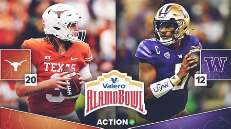 Texas vs Washington Odds & Picks: How to Bet Alamo Bowl