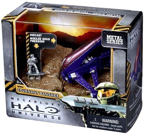 Mega Bloks Halo Metal Series Covenant Banshee Set 96994 - ToyWiz