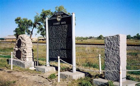 Nebraska Historical Marker: Chimney Rock - E Nebraska History