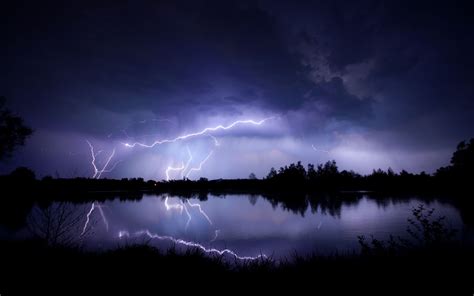 Free photo: Stormy Night - Light, Lightning, Nature - Free Download ...