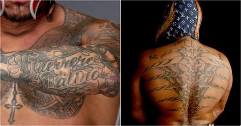 Rey Mysterio Sleeve Tattoos