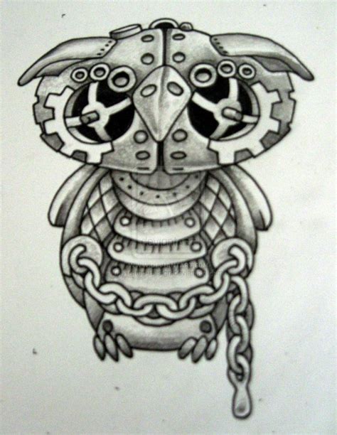 Steam punk Owl Bold by ~Tattoo-Design on deviantART Sparrow Tattoo ...