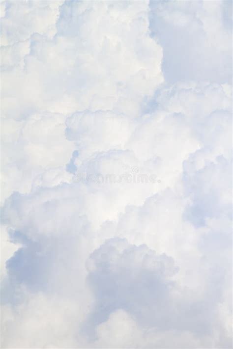 White Fluffy Clouds Full Size Stock Image - Image of cloudy, background ...