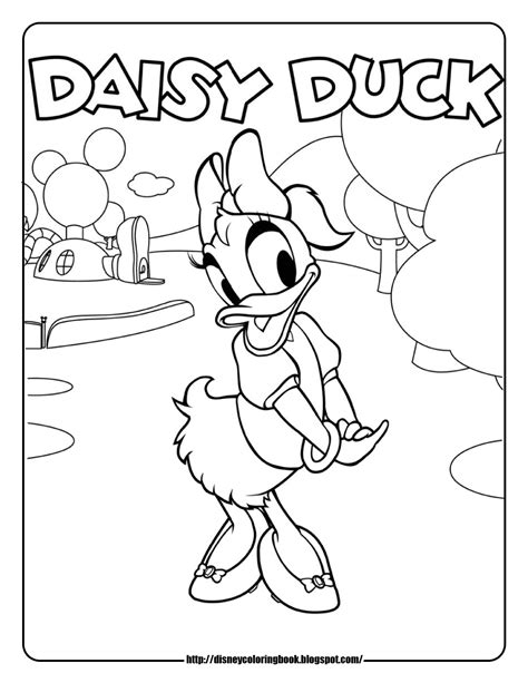 Minnie Mouse And Daisy Duck Coloring Pages at GetColorings.com | Free ...