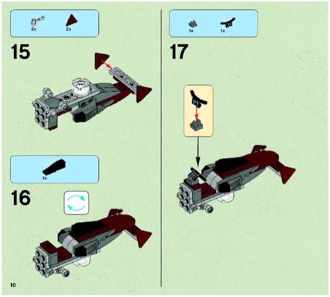 LEGO 75017 Duel on Geonosis Instructions, Star Wars - Episode II