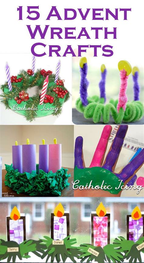 Advent Wreath Crafts For Kids (The Ultimate List!) | Advent crafts ...