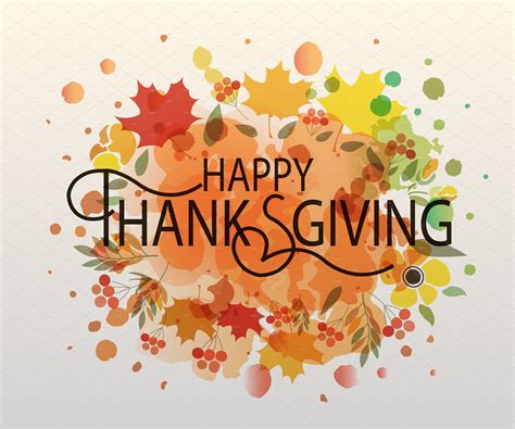 Happy Thanksgiving Card | Templates & Themes ~ Creative Market