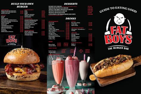 Fat Boys Menu & Price List Singapore updated 2024