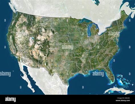 United States Map With Boundaries