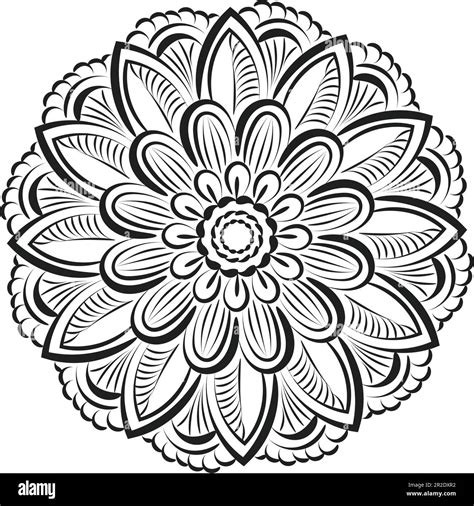 Mandala Art design in circle. Simple mandala design floral mandala art ...