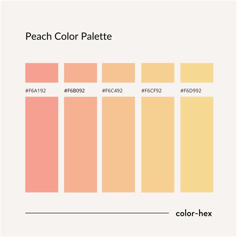 Peach Color Pattern