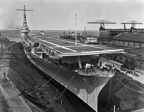 USS Ranger CV-4 | USS Ranger CV-4 under construction by the … | Flickr