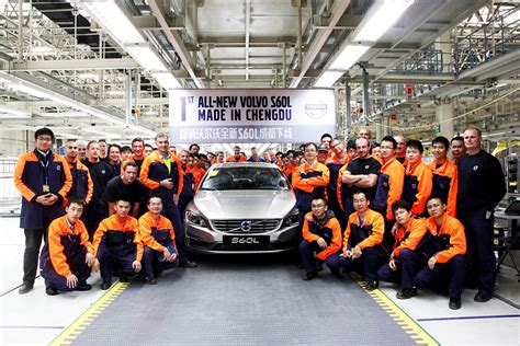 Volvo Car Group starts series production of the Volvo S60L at Chengdu ...