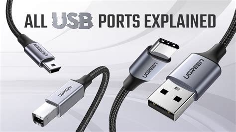 All Types of USB Ports Explained & How to Identify them