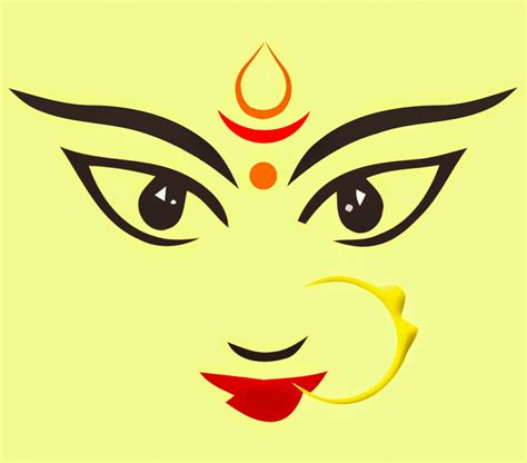 Sketch Of Goddess Durga at PaintingValley.com | Explore collection of ...