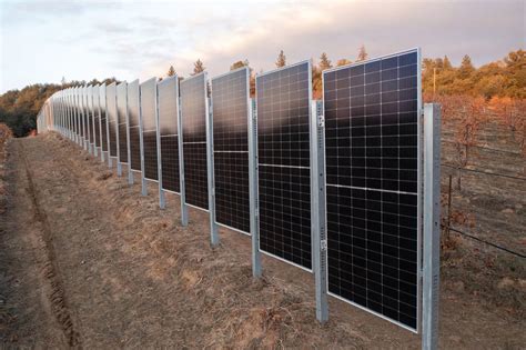 New bifacial vertical solar panels are specially designed for agriculture