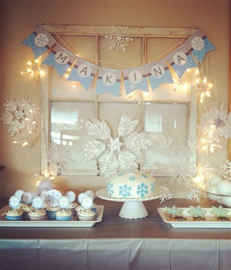 Our Snow themed birthday party | Birthday party themes, Birthday ...