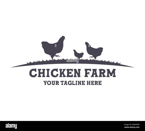 Chicken farm, livestock, farm classic logo design. Minimal Agriculture ...