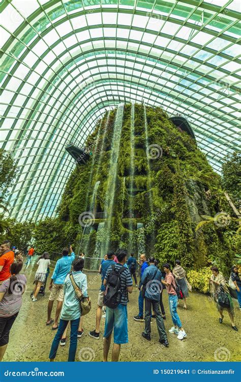 Gardens by the Bay, Cloud Forest Dome. Singapore Editorial Photo ...