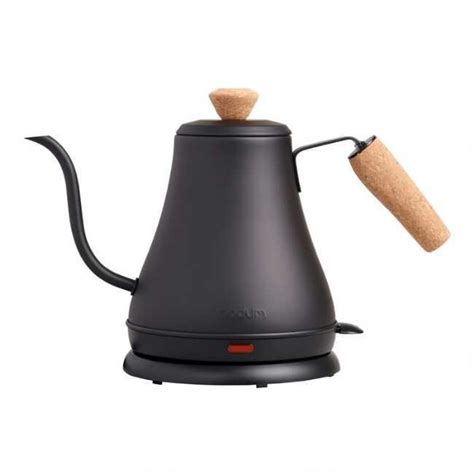 Bodum Matte Black Melior Gooseneck Electric Kettle