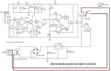 Pir Sensor Circuit Diagram Camera