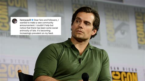 Henry Cavill Hits Back At Unnamed Critics In Salty Instagram Post