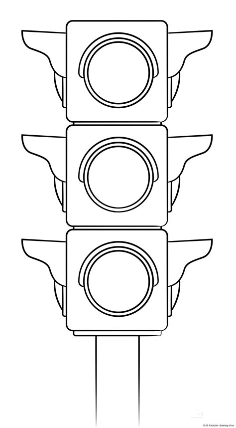 Traffic Light Drawing Traffic Light Coloring Pages For – NBKomputer