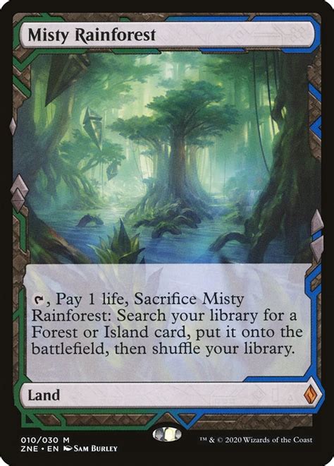 Misty Rainforest - Zendikar Rising Expeditions - Magic: The Gathering