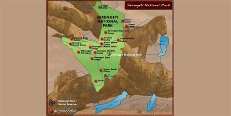 Map of Serengeti National Park- Africa Adventure Vacations