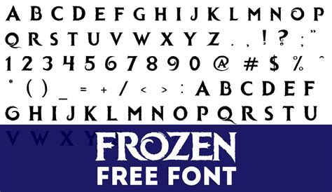 Frozen Font - Free Download ( AKA Ice Kingdom Bold ) Download Font ...