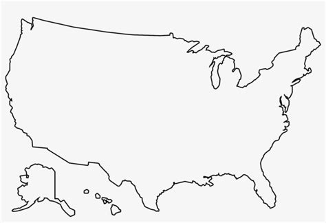 Usa Outline Png