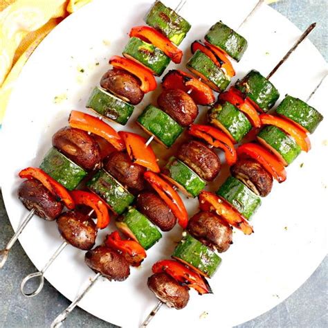 Vegetable Kebabs | FaveHealthyRecipes.com