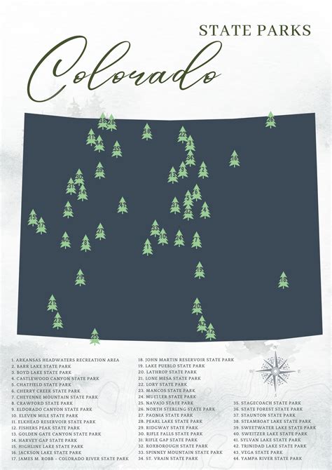 Colorado State Park Map: 44 Breathtaking and Exciting Parks