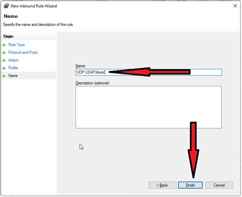 Blocking the UDP connection to port 389 through the firewall | INTROSERV