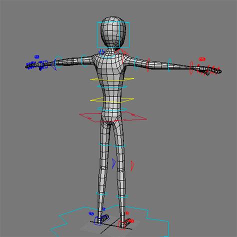 Stickman Thin Character Rig 3D Model $18 - .fbx .ma .obj - Free3D