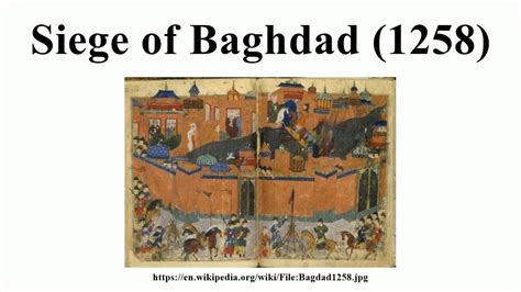 Siege of Baghdad (1258) - YouTube