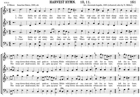 161 Harvest Hymn - Shenandoah Harmony