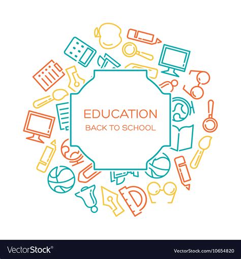 Education background Royalty Free Vector Image