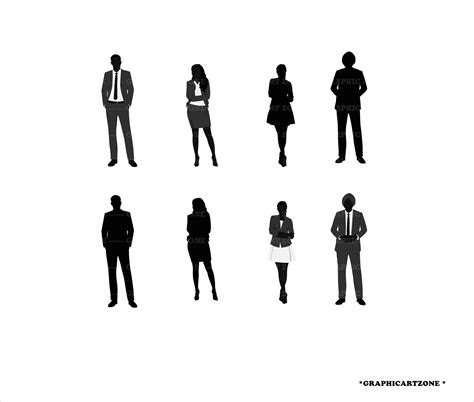 People Silhouette Svg, Business People, Active Person, Boss Printable ...