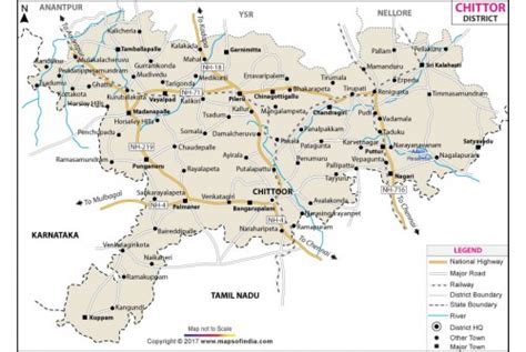 Buy Chittoor District Map online