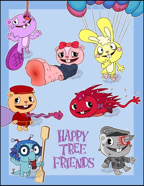 Happy 3 Friends, Happy Tree Friends Flippy, Three Friends, Htf Anime ...