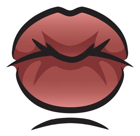 Pursed Lips Drawing | Lipstutorial.org