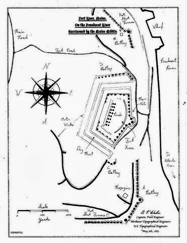 CIVIL WAR MAPS AND REPORTS -- NEB: Fort Knox (Black and White)