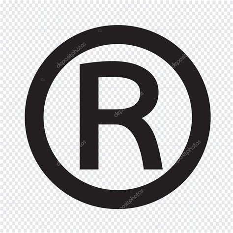 Registered Trademark icon Stock Vector Image by ©porjai #86257610