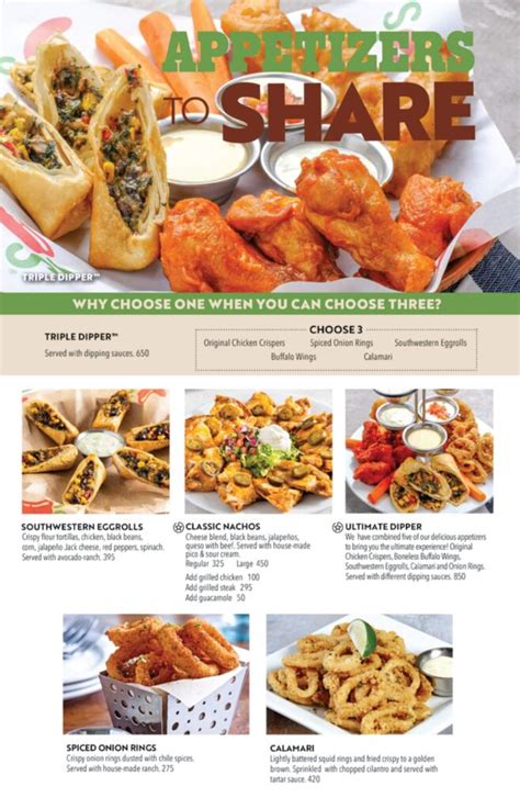 [Updated] Chili’s Menu & Price List Philippines 2023 - FH