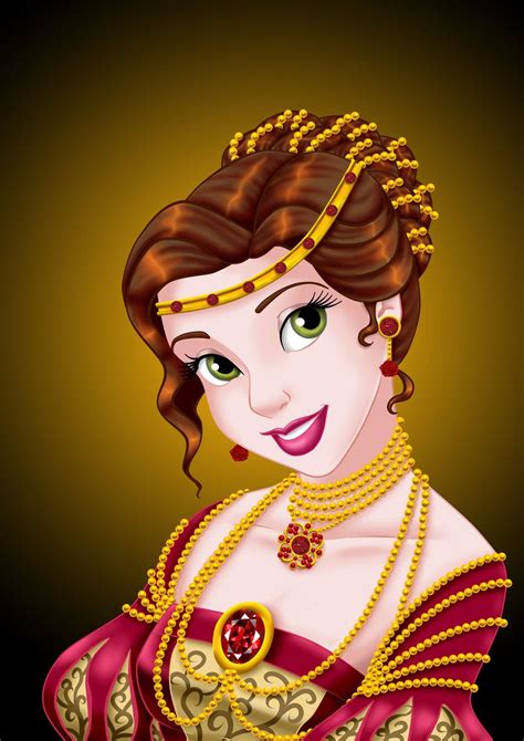 Royal Jewels: BELLE | Disney fan art, Disney, Disney fun